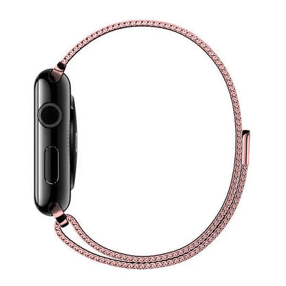 Curea Milanese Classic - Apple Watch 1/2/3/4/5/6/7/8/9/10/11/SE/SE2/SE3/Ultra 1/Ultra 2/Ultra 3 - 42/44/45/46/49 MM - Rose Pink