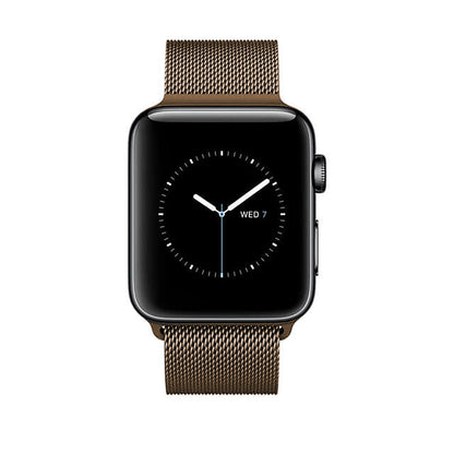 Curea Milanese Classic - Apple Watch 1/2/3/4/5/6/7/8/9/10/11/SE/SE2/SE3/Ultra 1/Ultra 2/Ultra 3 - 42/44/45/46/49 MM - Brown