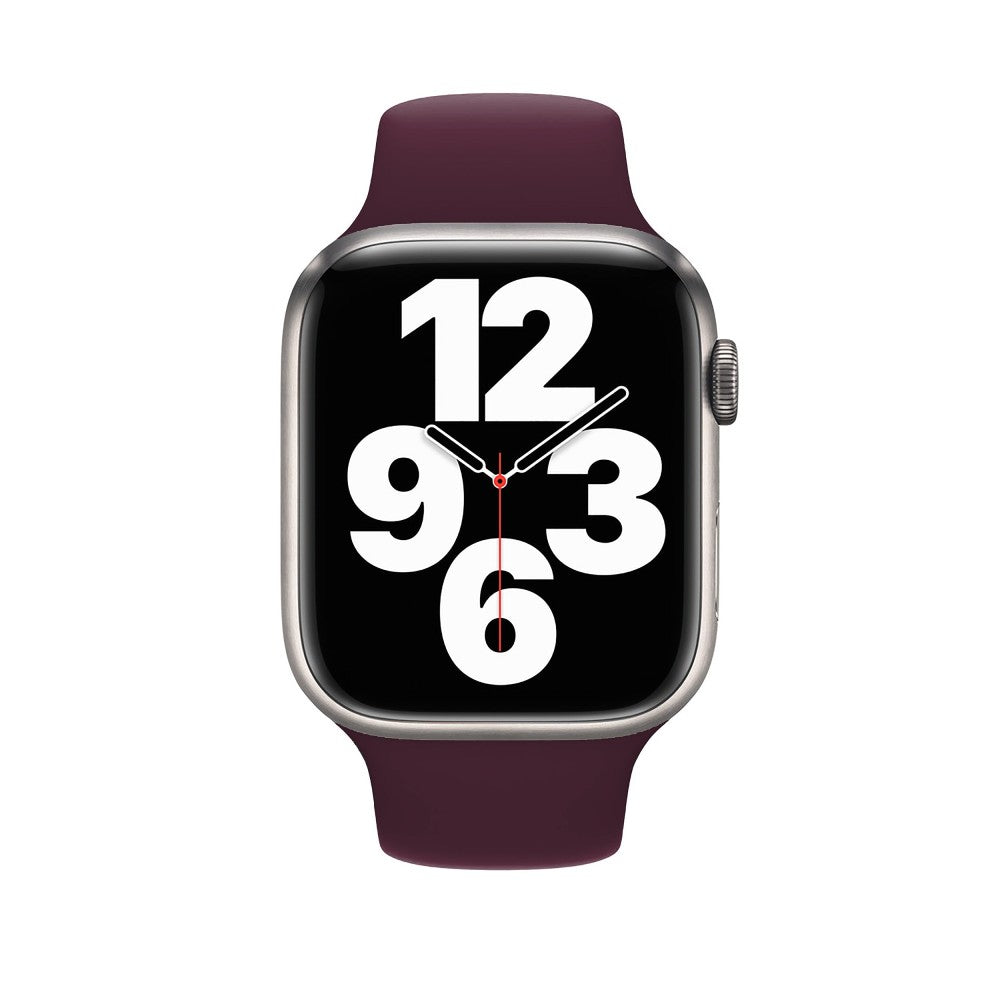 Curea Silicone Sport - Apple Watch 1/2/3/4/5/6/7/8/9/10/11/SE/SE2/SE3 - 38/40/41/42 MM - S/M - Wine Red