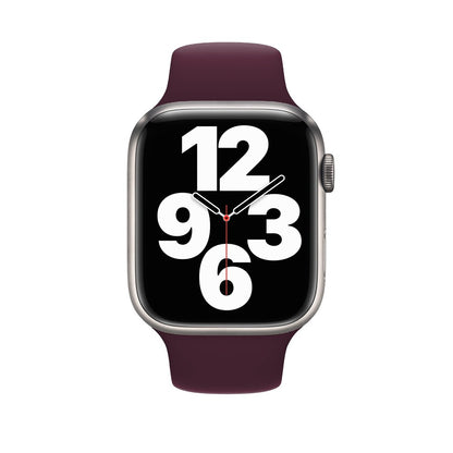 Curea Silicone Sport - Apple Watch 1/2/3/4/5/6/7/8/9/10/11/SE/SE2/SE3 - 38/40/41/42 MM - S/M - Wine Red