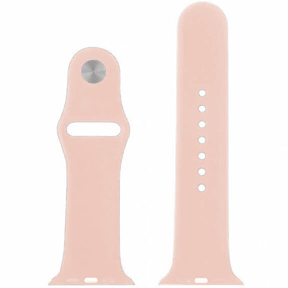 Curea Silicone Sport - Apple Watch 1/2/3/4/5/6/7/8/9/10/11/SE/SE2/SE3 - 38/40/41/42 MM - S/M - Pink Sand