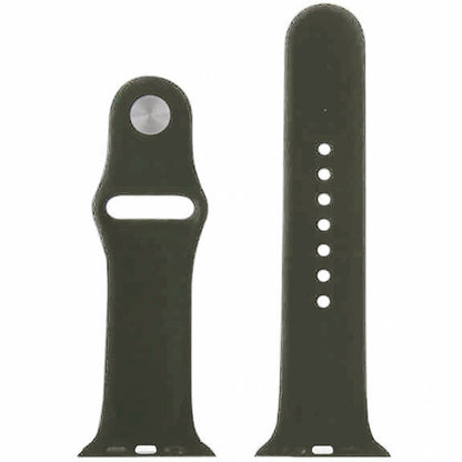 Silicone Sport Strap - Apple Watch 1/2/3/4/5/6/7/8/9/10/11/SE/SE2/SE3 - 38/40/41/42 MM - S/M - Webster Green