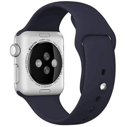 Silicone Sport Band - Apple Watch 1/2/3/4/5/6/7/8/9/10/11/SE/SE2/SE3 - 38/40/41/42 MM - S/M - Midnight Blue