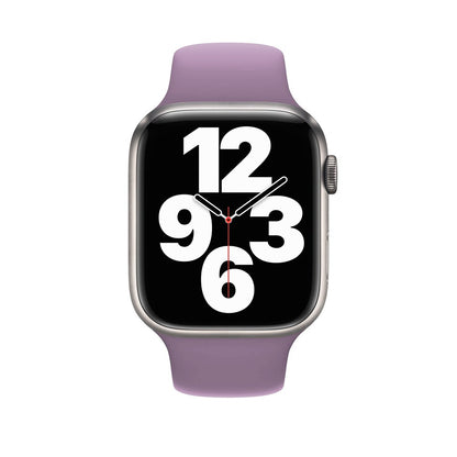 Curea Silicone Sport - Apple Watch 1/2/3/4/5/6/7/8/9/10/11/SE/SE2/SE3 - 38/40/41/42 MM - S/M - Light Purple
