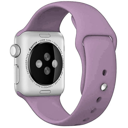 Curea Silicone Sport - Apple Watch 1/2/3/4/5/6/7/8/9/10/11/SE/SE2/SE3 - 38/40/41/42 MM - S/M - Light Purple