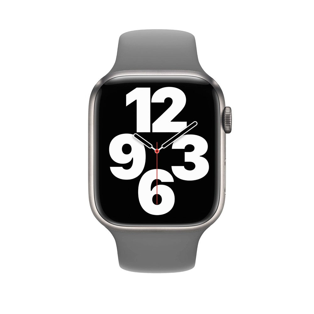 Curea Silicone Sport - Apple Watch 1/2/3/4/5/6/7/8/9/10/11/SE/SE2/SE3 - 38/40/41/42 MM - S/M - Gray