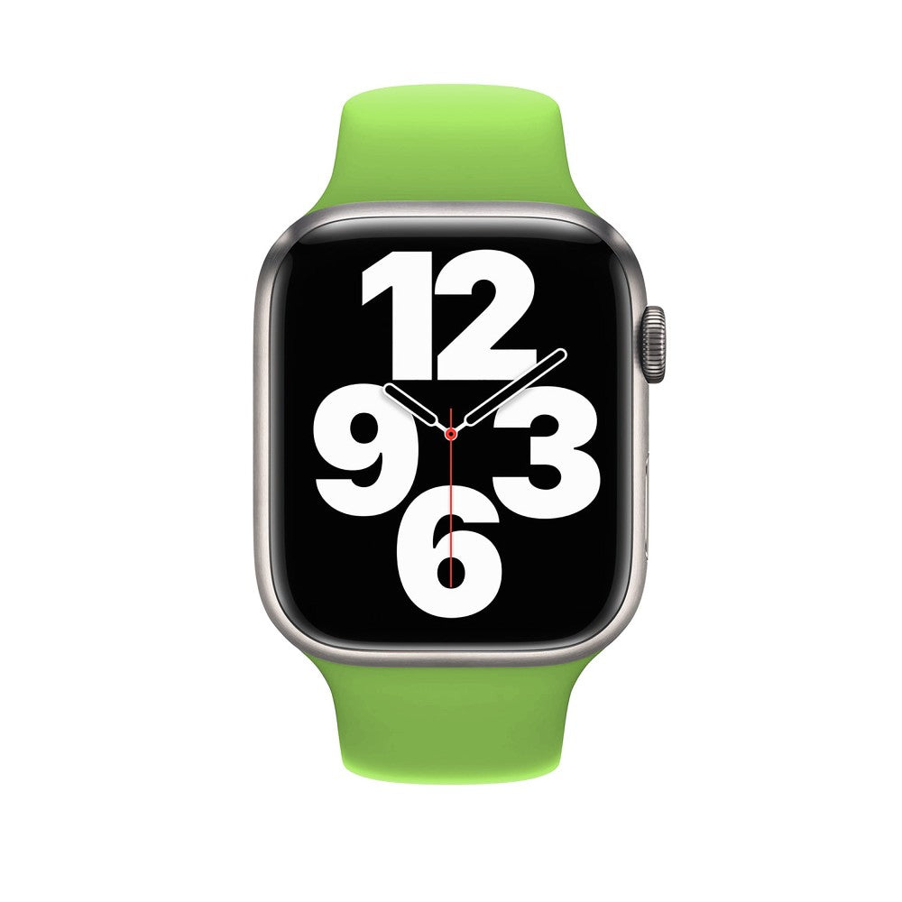 Curea Silicone Sport - Apple Watch 1/2/3/4/5/6/7/8/9/10/11/SE/SE2/SE3 - 38/40/41/42 MM - S/M - Acid Green