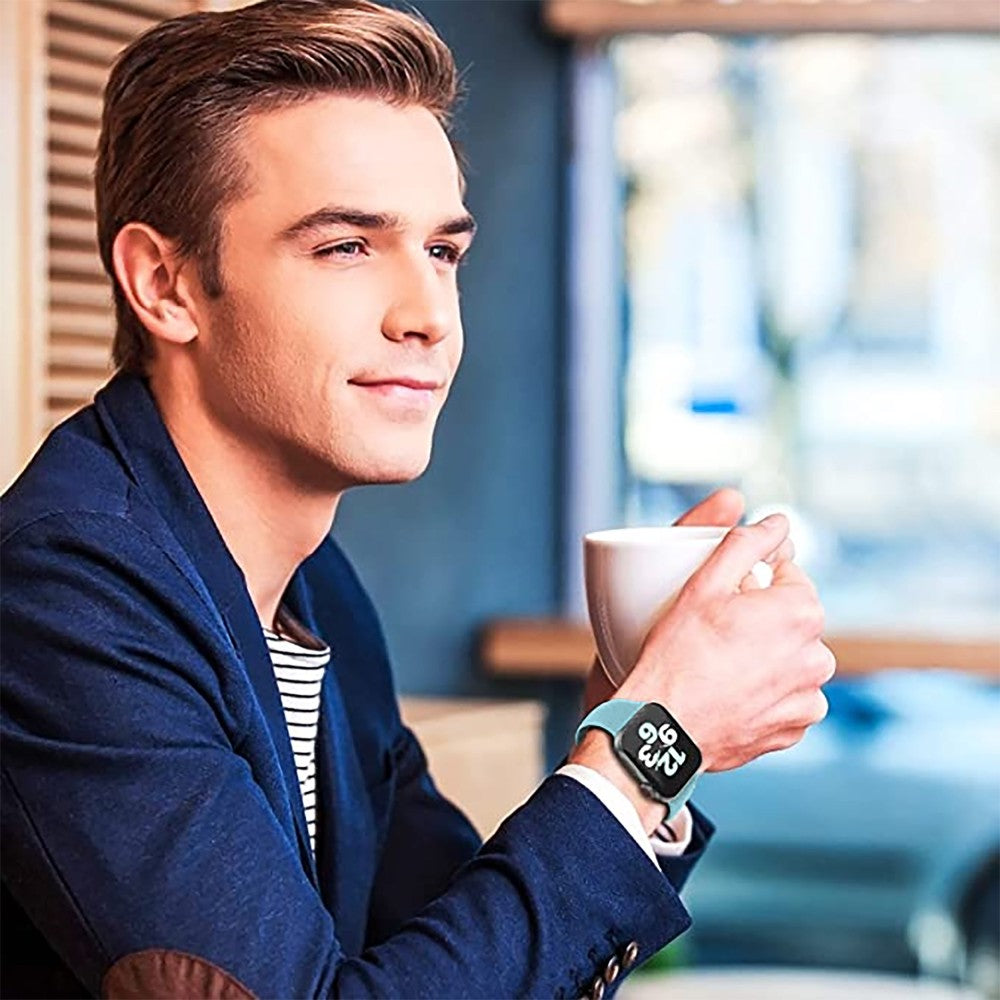 Curea Silicone Sport - Apple Watch 1/2/3/4/5/6/7/8/9/10/11/SE/SE2/SE3 - 38/40/41/42 MM - S/M - Baby Blue