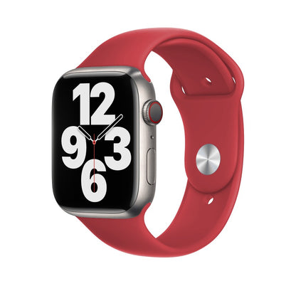 Curea Silicone Sport - Apple Watch 1/2/3/4/5/6/7/8/9/10/11/SE/SE2/SE3/Ultra 1/Ultra 2/Ultra 3 - 42/44/45/46/49 MM - S/M - Red