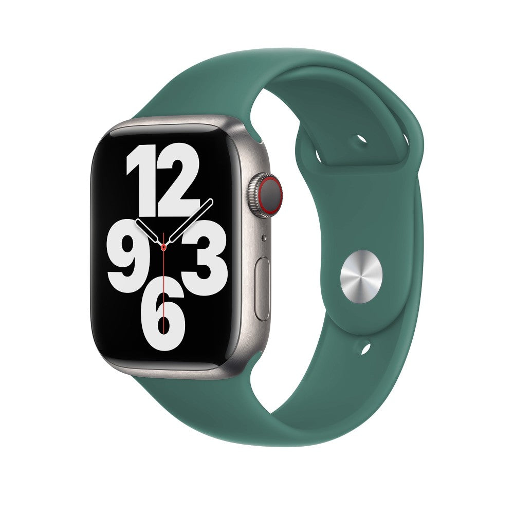 Curea Silicone Sport - Apple Watch 1/2/3/4/5/6/7/8/9/10/11/SE/SE2/SE3/Ultra 1/Ultra 2/Ultra 3 - 42/44/45/46/49 MM - S/M - Marine