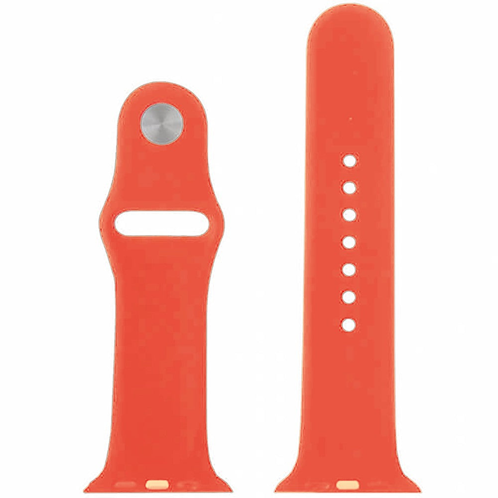 Curea Silicone Sport - Apple Watch 1/2/3/4/5/6/7/8/9/10/11/SE/SE2/SE3/Ultra 1/Ultra 2/Ultra 3 - 42/44/45/46/49 MM - S/M - Orange