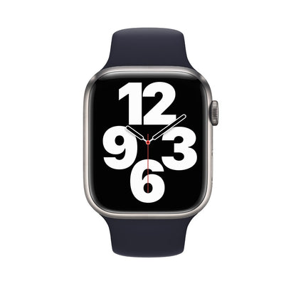 Silicone Sport Band - Apple Watch 1/2/3/4/5/6/7/8/9/10/11/SE/SE2/SE3/Ultra 1/Ultra 2/Ultra 3 - 42/44/45/46/49 MM - S/M - Midnight Blue