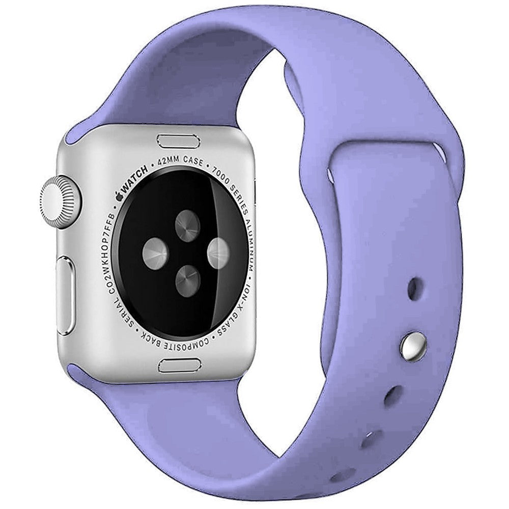Curea Silicone Sport - Apple Watch 1/2/3/4/5/6/7/8/9/10/11/SE/SE2/SE3/Ultra 1/Ultra 2/Ultra 3 - 42/44/45/46/49 MM - S/M - Mauve