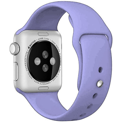 Silicone Sport Band - Apple Watch 1/2/3/4/5/6/7/8/9/10/11/SE/SE2/SE3/Ultra 1/Ultra 2/Ultra 3 - 42/44/45/46/49 MM - S/M - Mauve