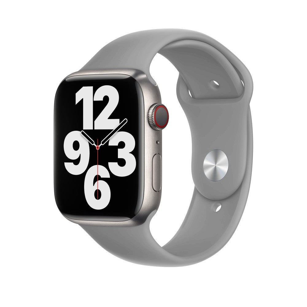 Curea Silicone Sport - Apple Watch 1/2/3/4/5/6/7/8/9/10/11/SE/SE2/SE3/Ultra 1/Ultra 2/Ultra 3 - 42/44/45/46/49 MM - S/M - Gray