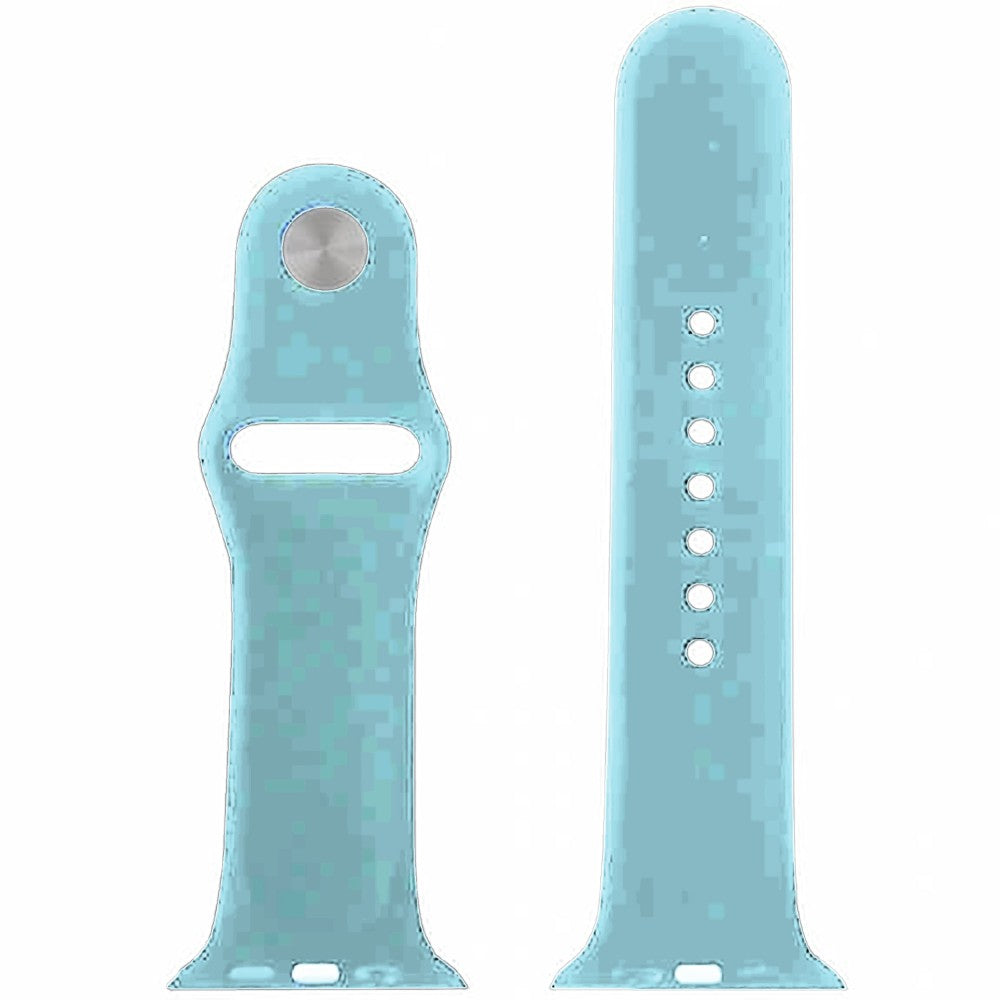 Silicone Sport Band - Apple Watch 1/2/3/4/5/6/7/8/9/10/11/SE/SE2/SE3/Ultra 1/Ultra 2/Ultra 3 - 42/44/45/46/49 MM - S/M - Baby Blue