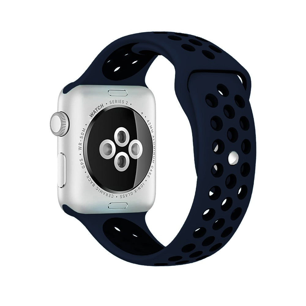 Curea Sport Loop Active - Apple Watch 1/2/3/4/5/6/7/8/9/10/11/SE/SE2/SE3 - 38/40/41/42 MM - S/M - Midnight Blue/Black