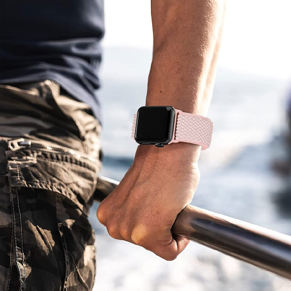 Curea Nylon Classic - Apple Watch 1/2/3/4/5/6/7/8/9/10/11/SE/SE2/SE3 - 38/40/41/42 MM - Pink