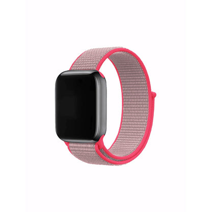 Curea Nylon Classic - Apple Watch 1/2/3/4/5/6/7/8/9/10/11/SE/SE2/SE3 - 38/40/41/42 MM - Hot Pink