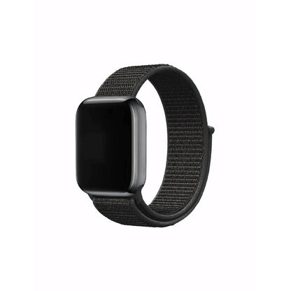 Curea Nylon Classic - Apple Watch 1/2/3/4/5/6/7/8/9/10/11/SE/SE2/SE3/Ultra 1/Ultra 2/Ultra 3 - 42/44/45/46/49 MM - Black