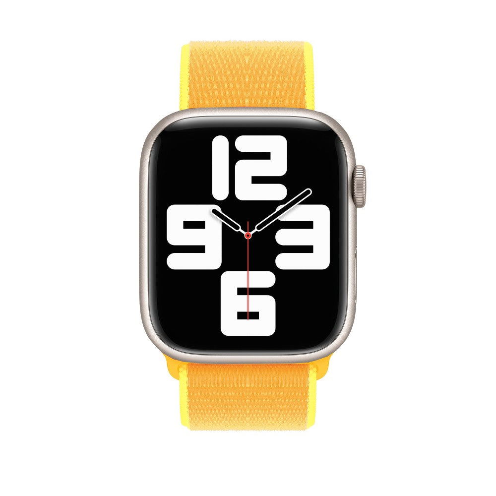 Curea Nylon Classic - Apple Watch 1/2/3/4/5/6/7/8/9/10/11/SE/SE2/SE3/Ultra 1/Ultra 2/Ultra 3 - 42/44/45/46/49 MM - Canary Yellow