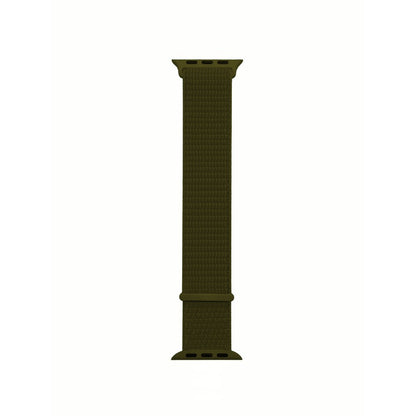 Nylon Classic Strap - Apple Watch 1/2/3/4/5/6/7/8/9/10/11/SE/SE2/SE3/Ultra 1/Ultra 2/Ultra 3 - 42/44/45/46/49 MM - Olive Flak