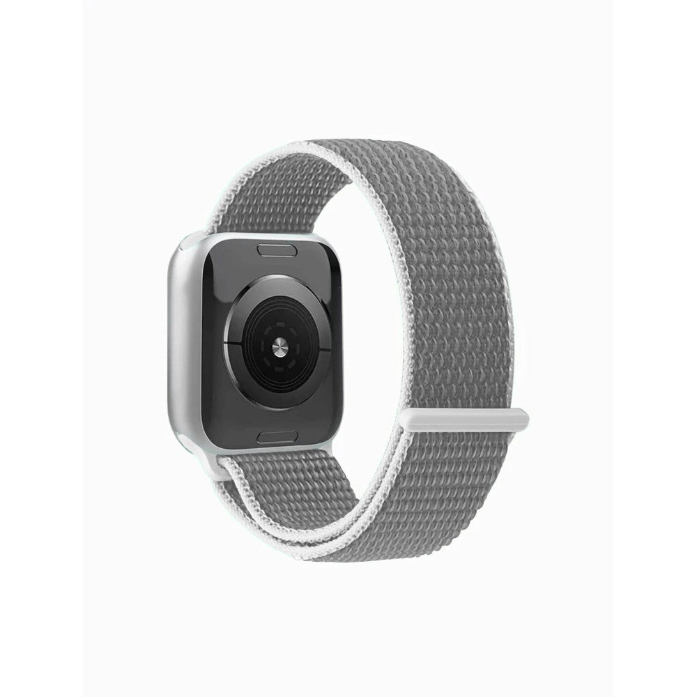 Curea Nylon Classic - Apple Watch 1/2/3/4/5/6/7/8/9/10/11/SE/SE2/SE3/Ultra 1/Ultra 2/Ultra 3 - 42/44/45/46/49 MM - Gray