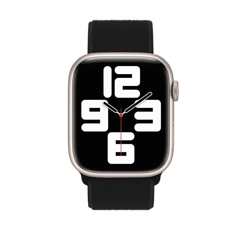 Nylon Classic Strap - Apple Watch 1/2/3/4/5/6/7/8/9/10/11/SE/SE2/SE3/Ultra 1/Ultra 2/Ultra 3 - 42/44/45/46/49 MM - Full Black