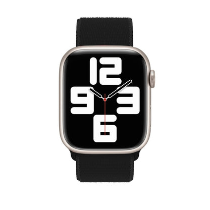 Nylon Classic Strap - Apple Watch 1/2/3/4/5/6/7/8/9/10/11/SE/SE2/SE3/Ultra 1/Ultra 2/Ultra 3 - 42/44/45/46/49 MM - Full Black