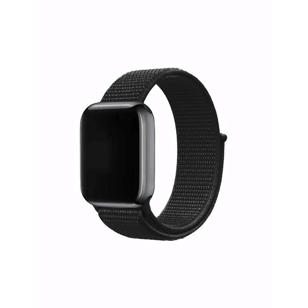 Nylon Classic Strap - Apple Watch 1/2/3/4/5/6/7/8/9/10/11/SE/SE2/SE3/Ultra 1/Ultra 2/Ultra 3 - 42/44/45/46/49 MM - Full Black