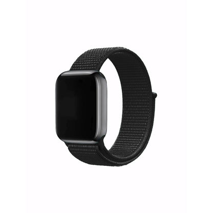 Nylon Classic Strap - Apple Watch 1/2/3/4/5/6/7/8/9/10/11/SE/SE2/SE3/Ultra 1/Ultra 2/Ultra 3 - 42/44/45/46/49 MM - Full Black
