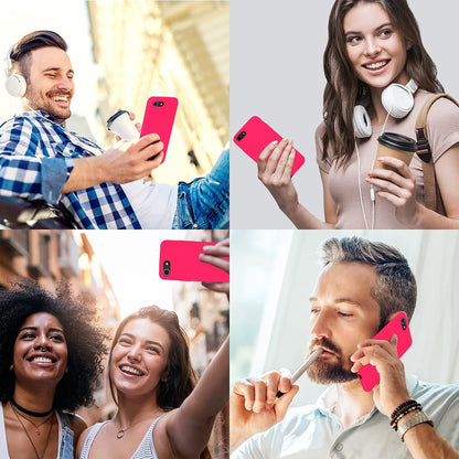 Husa Soft Silicone - iPhone 7/8/SE2 - Neon Pink