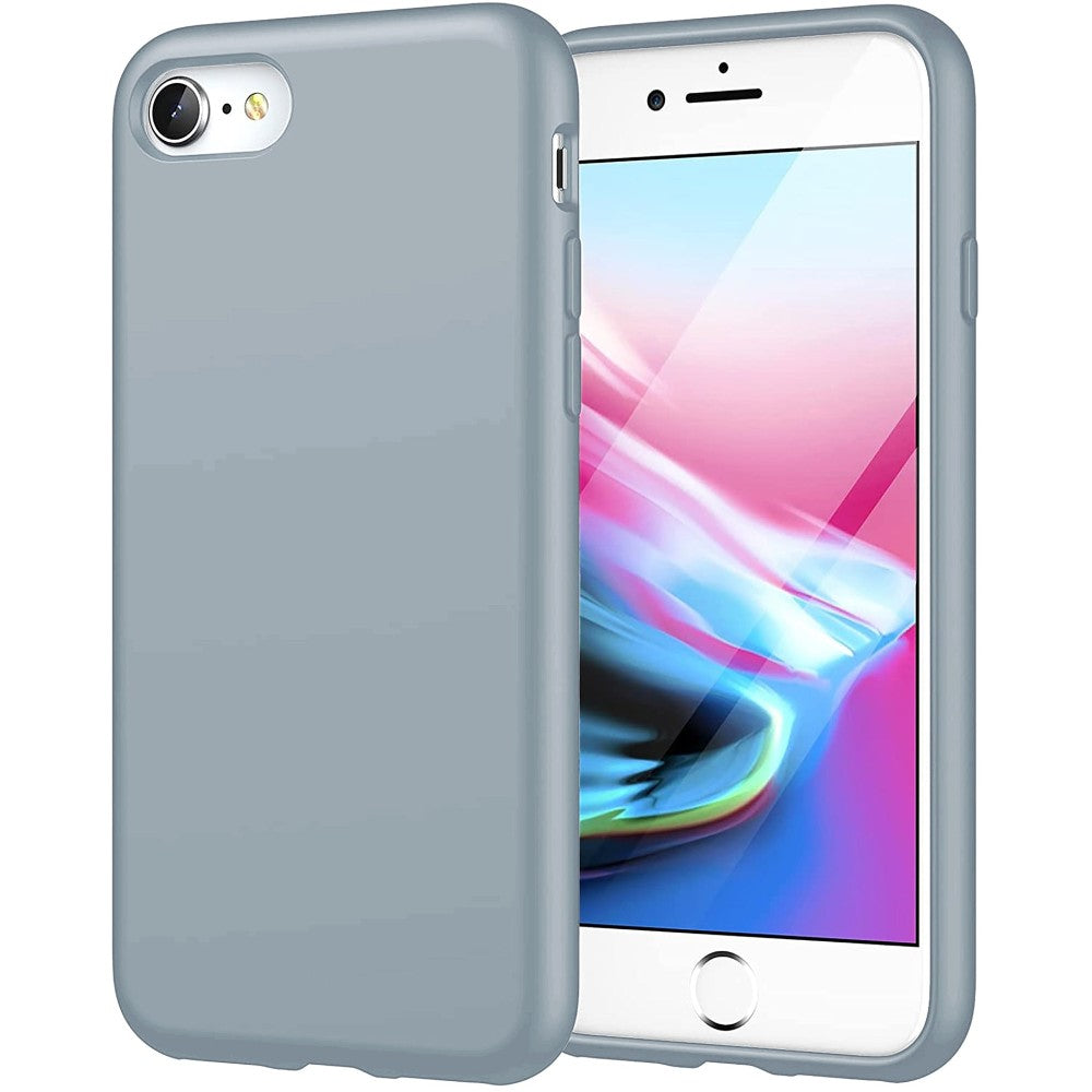 Soft Silicone Case - iPhone 7/8/SE2 - Light Gray