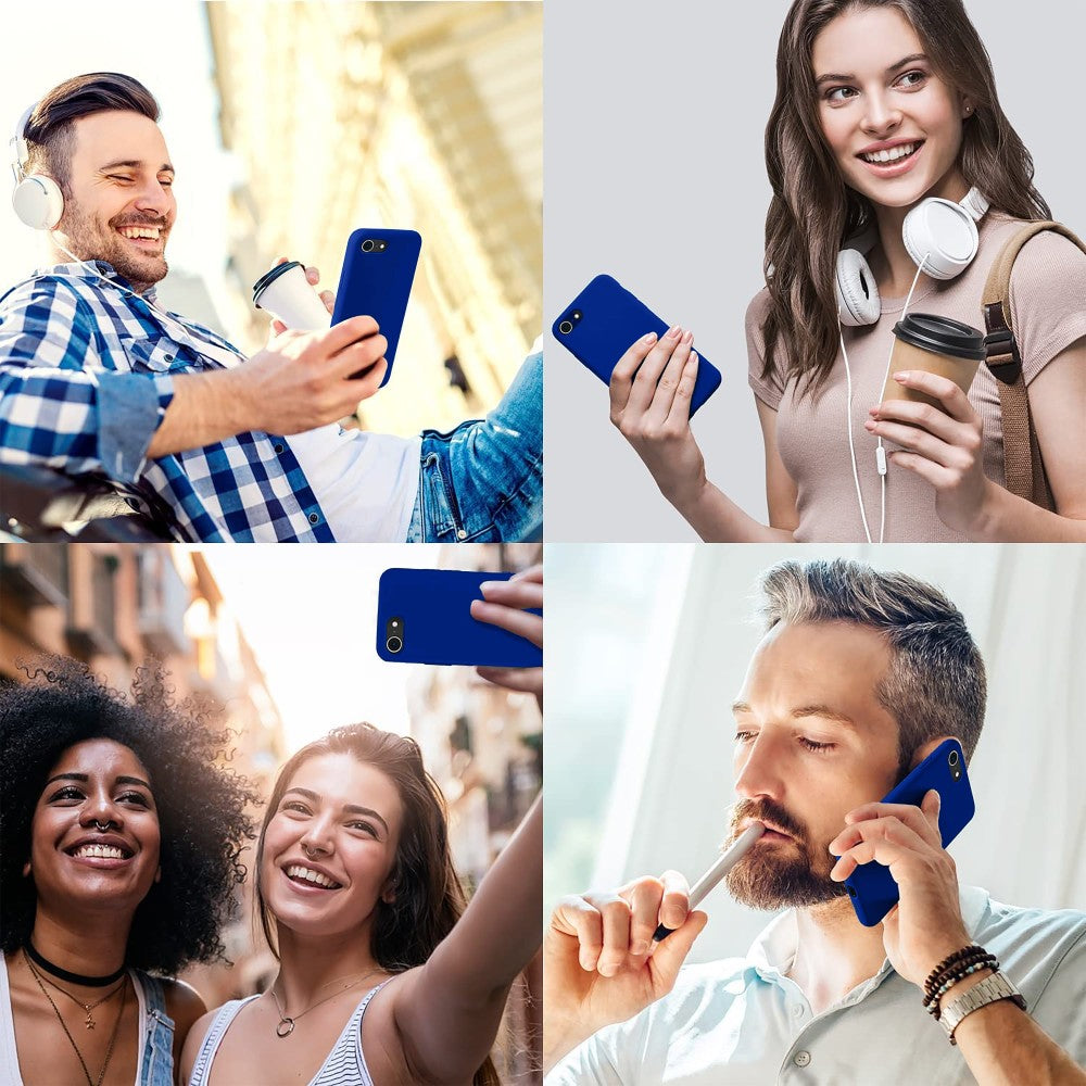 Soft Silicone Case - iPhone 7/8/SE2 - Dark Blue