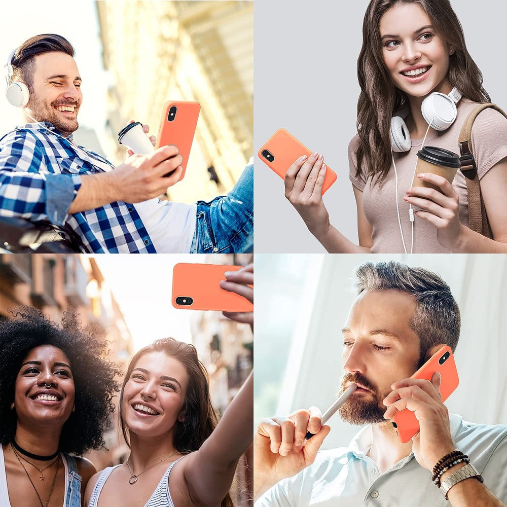 Soft Silicone Case - iPhone X/XS - Peach