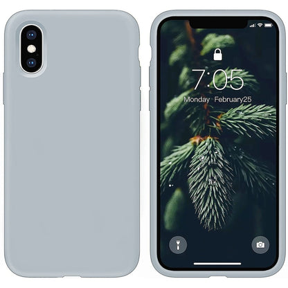 Soft Silicone Case - iPhone X/XS - Light Gray
