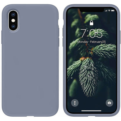 Soft Silicone Case - iPhone X/XS - Slate Gray