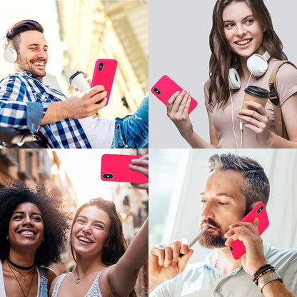 Soft Silicone Case - iPhone X/XS - Neon Pink