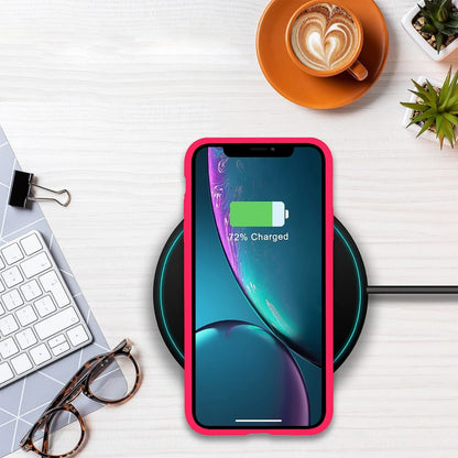 Soft Silicone Case - iPhone X/XS - Neon Pink