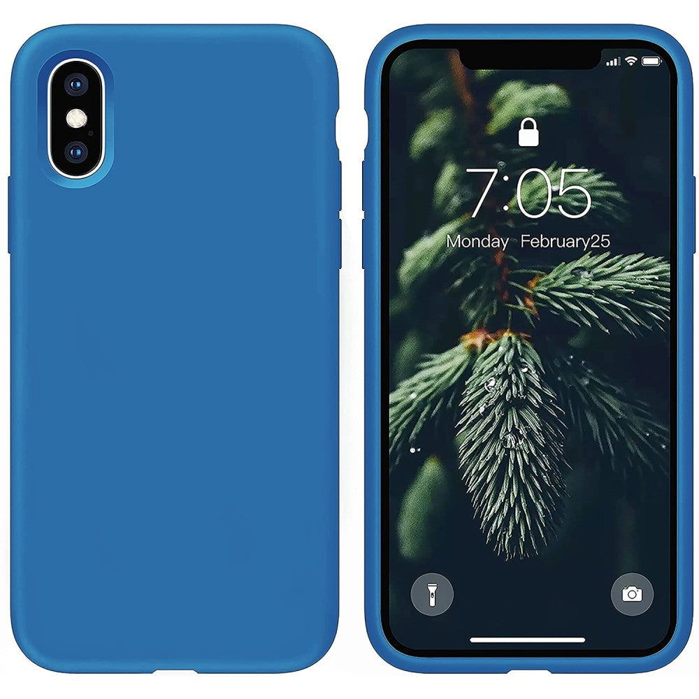 Soft Silicone Case - iPhone XS Max - Slate Blue