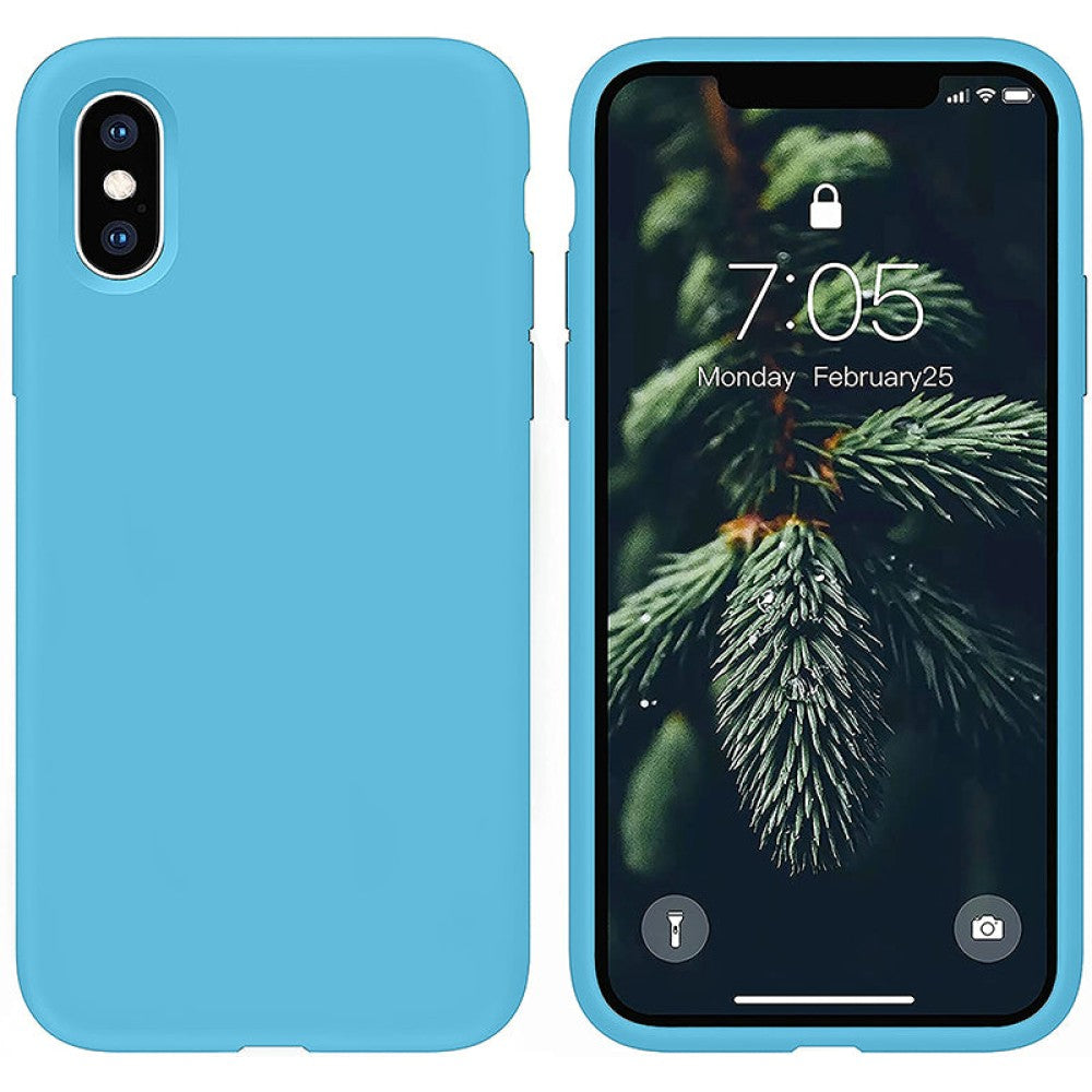 Husa Soft Silicone - iPhone XS Max - Acid Blue
