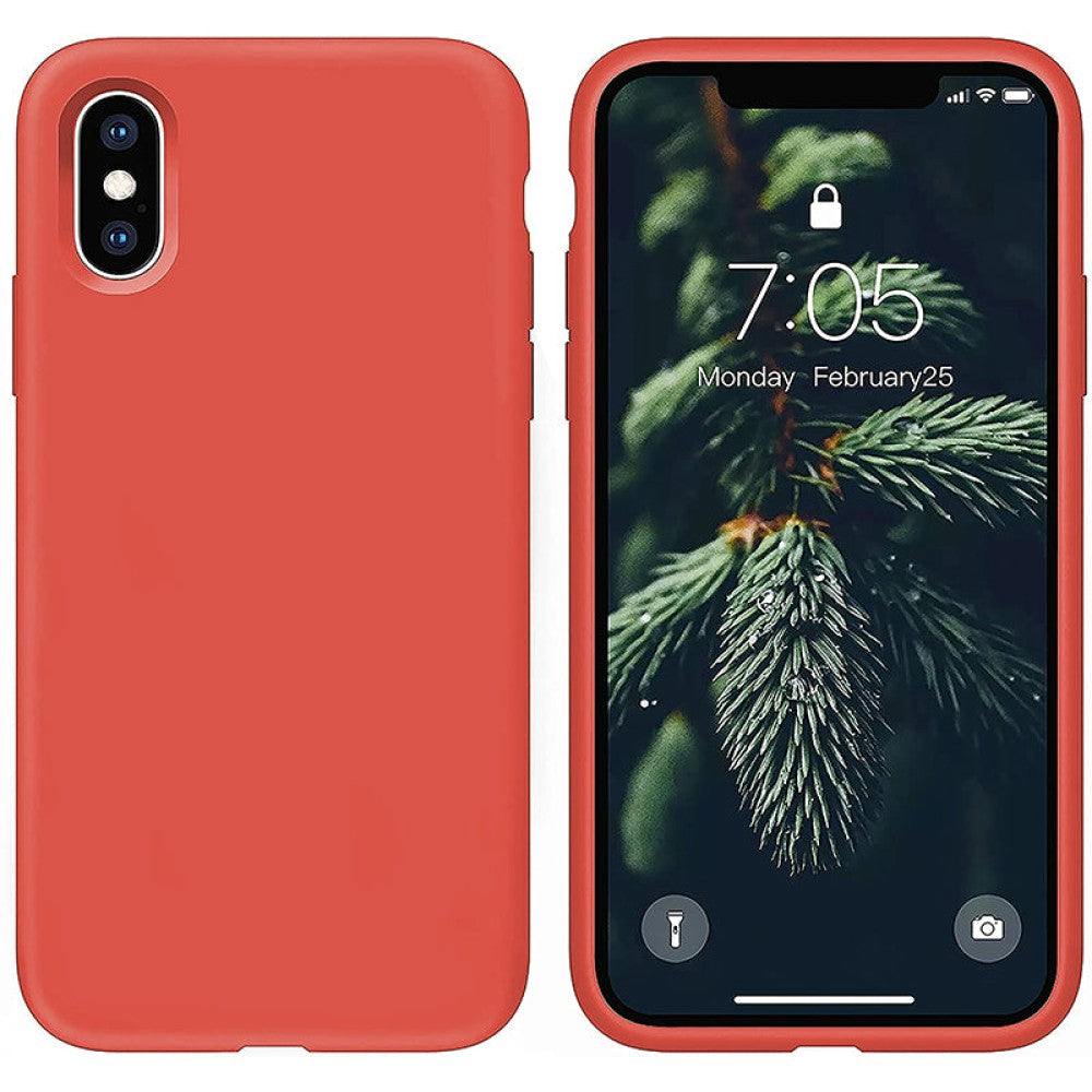 Husa Soft Silicone - iPhone XS Max - Orange
