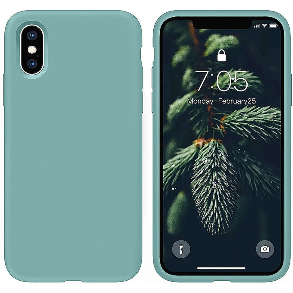 Soft Silicone Case - iPhone XS Max - Marine Green
