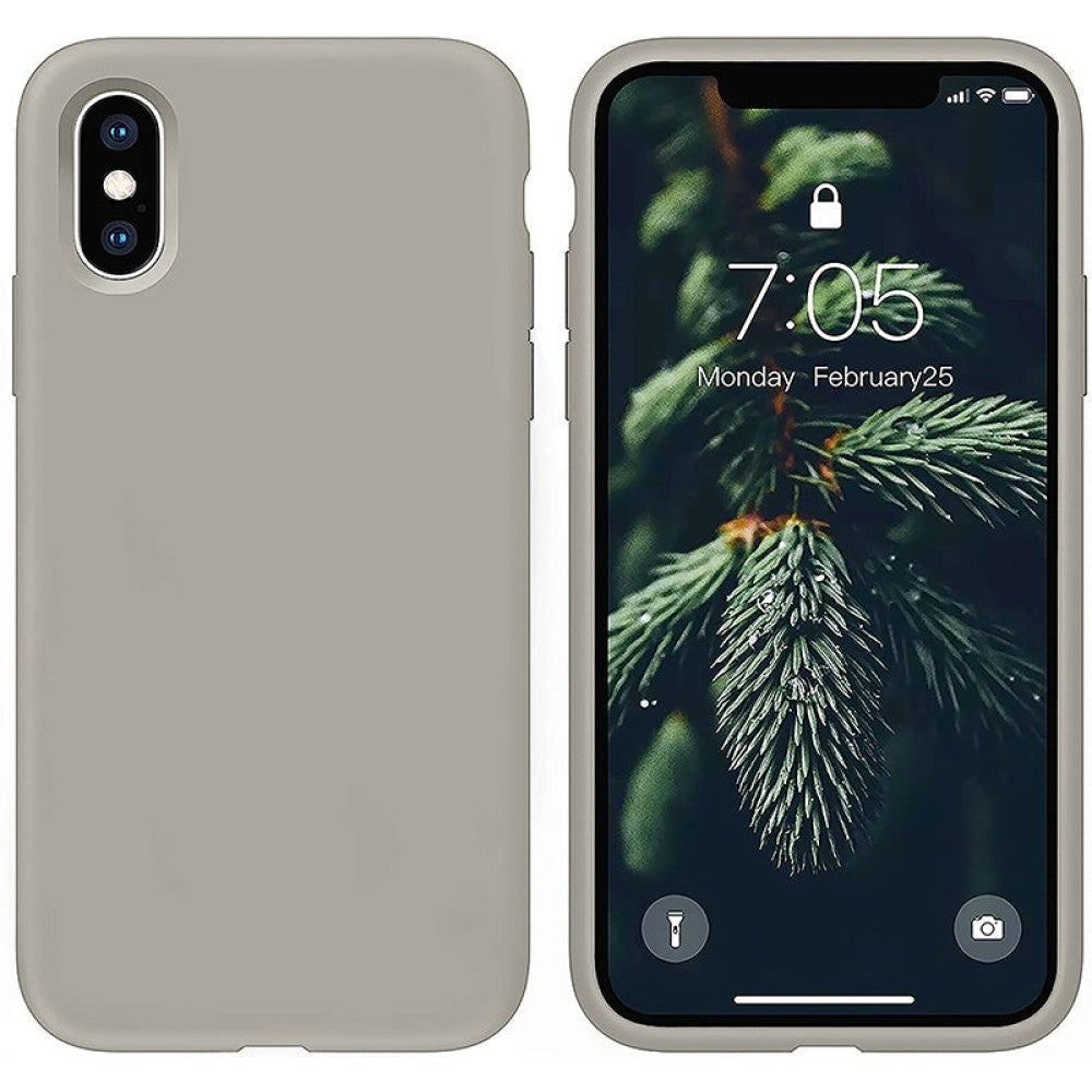 Soft Silicone Case - iPhone XS Max - Gray
