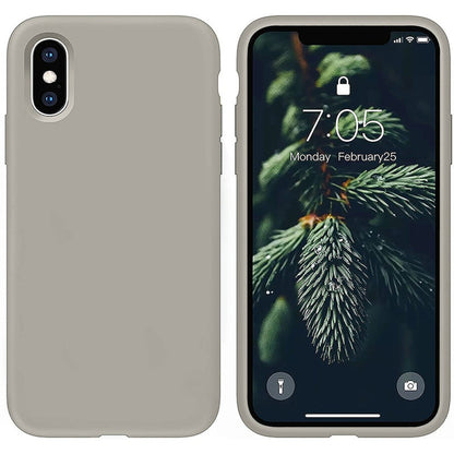 Soft Silicone Case - iPhone XS Max - Gray