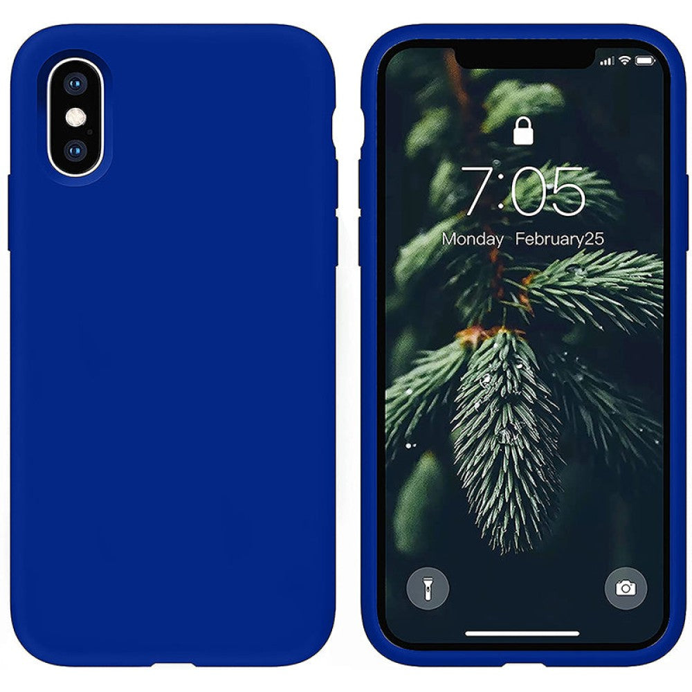 Soft Silicone Case - iPhone XS Max - Dark Blue
