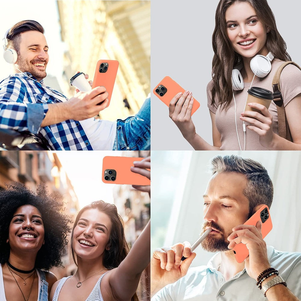 Husa Soft Silicone - iPhone 11 Pro Max - Peach