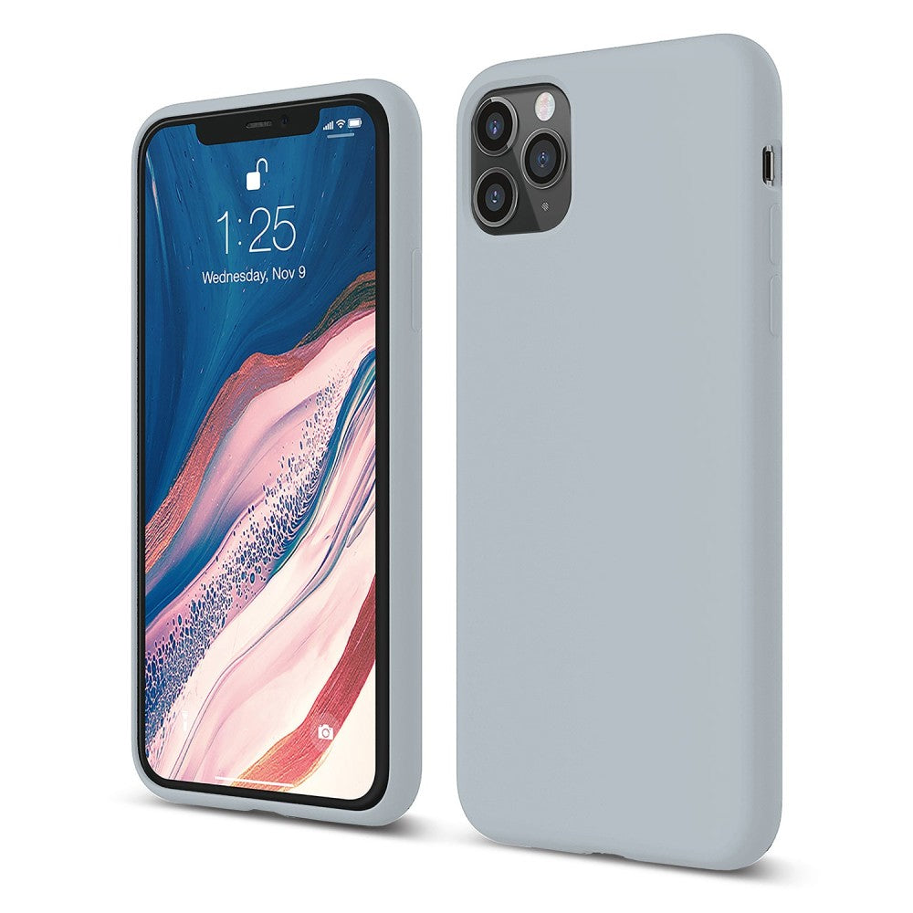 Soft Silicone Case - iPhone 11 Pro Max - Light Gray