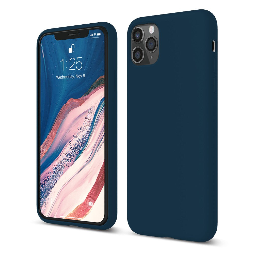 Soft Silicone Case - iPhone 11 Pro Max - Classic Blue