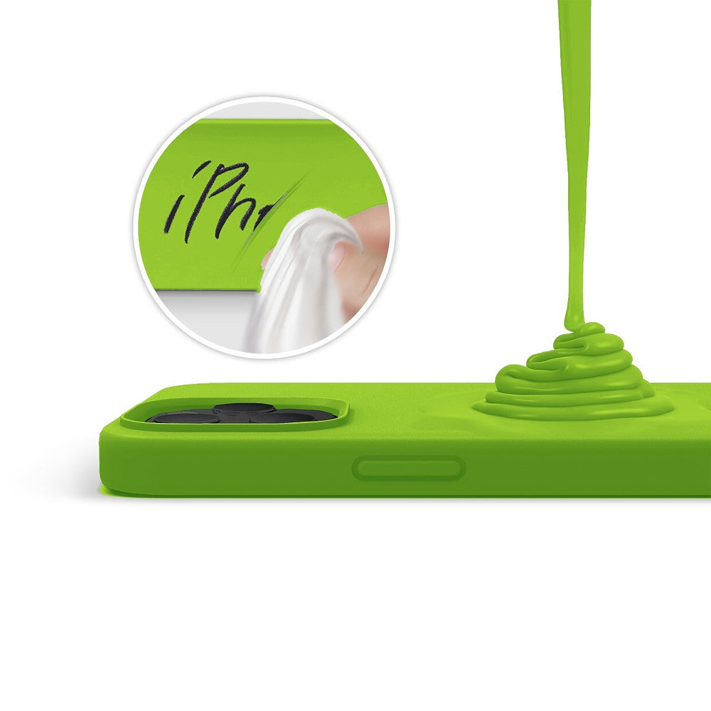 Husa Soft Silicone - iPhone 12/12 Pro - Acid Green